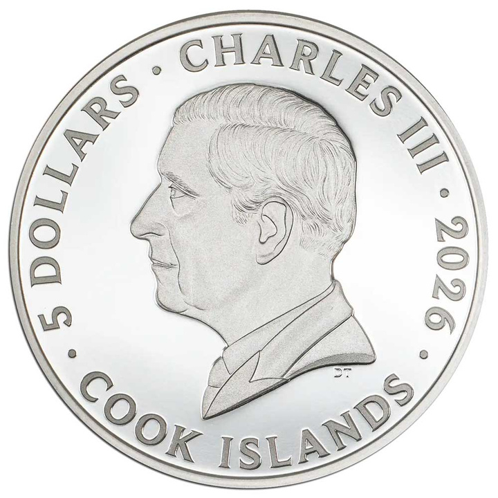 Islas Cook: Siete Pecados Capitales – Gula, coloreada, 1 onza de plata, 2026, calidad Proof.