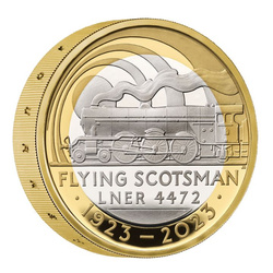 5 érme szett Nagy-Britannia ezüst 2023 Proof Piedfort emlékérme