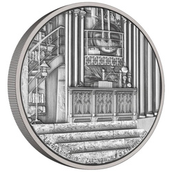 Niue : Harry Potter - Hogwarts Dumbledore's Office 1 once d'argent 2022 Finition antique