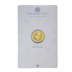 Britannia 1/10 oz Oro 2021 Certipack