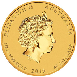 Lunar II: Rok Świni 1/2 uncji Złota 2019