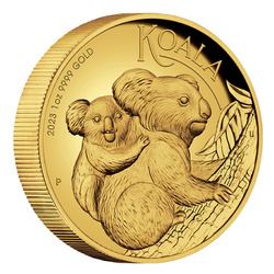 Koala 1 oz Gold 2023 Proof High Relief