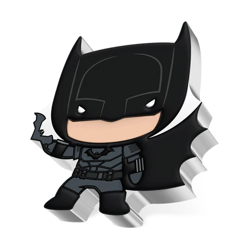 Niue: The Batman - Batman Chibi Coin kolorovaná 1 unce stříbra 2022 Proof