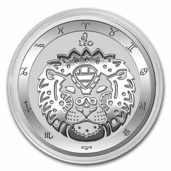 Tokelau: Zodiac Series - Leo 1 oz Silver 2022