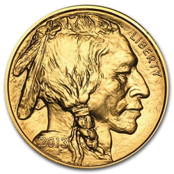 Amerykański Bizon 100th Anniversary 1 uncja Złota 2013-W Reverse Proof PCGS PR70 First Strike
