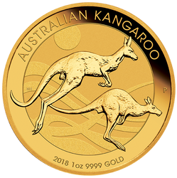 Kangourou australien 1 once d'or 2018