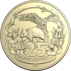 Satz von 7 Aluminium-Bronze-Münzen 125 Years of Federation 2026