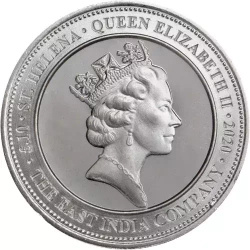 Sainte-Hélène : Spade Guinea 1/10 once d'argent 2020