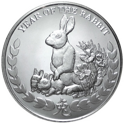 Somalilandia: Año del Conejo 1 oz Plata 2011