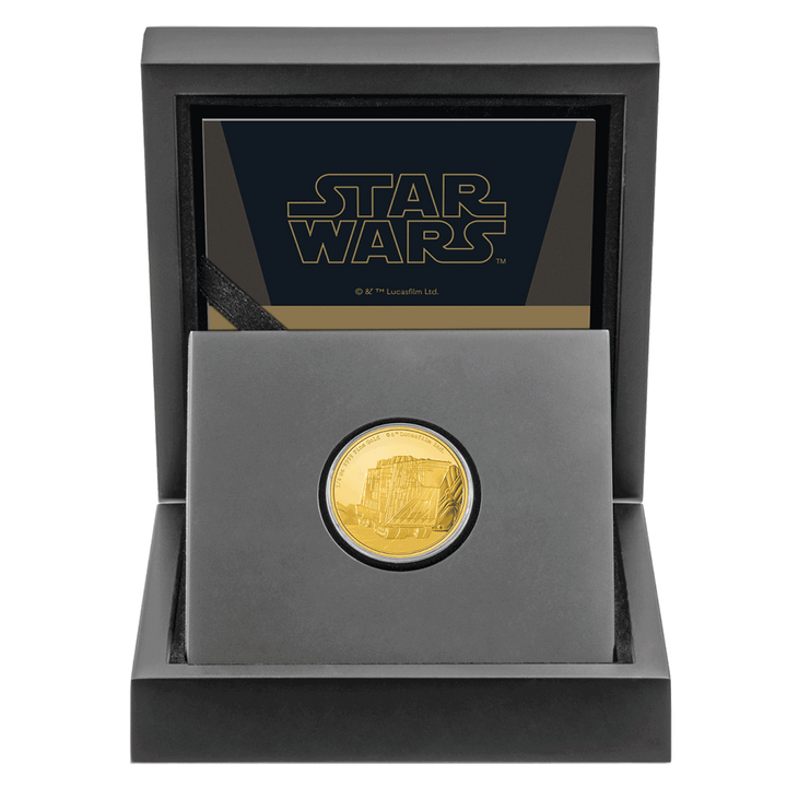 Niue: Star Wars – Sandcrawler 1/4 unce zlata 2022 Proof