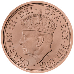 Vereinigtes Königreich: Gedenk-Sovereign – Die Krönung Seiner Majestät König Charles 2023 (Geprägt am 6. Mai 2023)