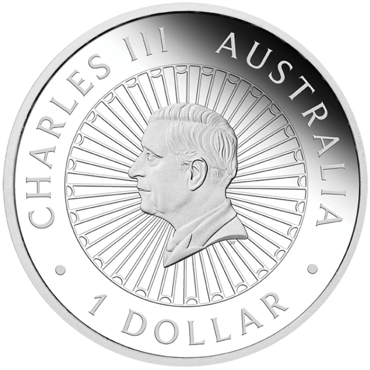 Perth Mint: Lunar III - Jahr der Schlange 1 oz Silber 2025 Proof Opal