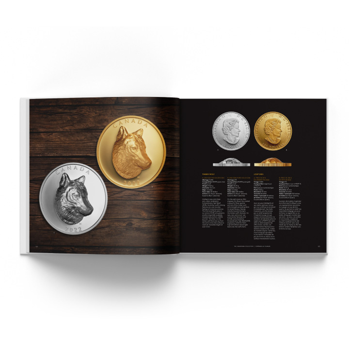 Set Canada: Album de colecție anuală cu ediție specială 7 monede 2022