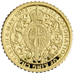The Coronation of His Majesty King Charles III 1/40 oz Gold 2023 Proof