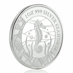 Samoa: Caballito de mar 1 oz Plata 2018