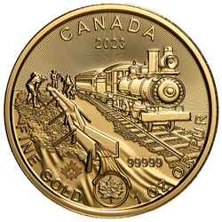 Złota Moneta Canada Klondike: Gorączka Złota - Passage for Gold 1 uncja Złota 2023