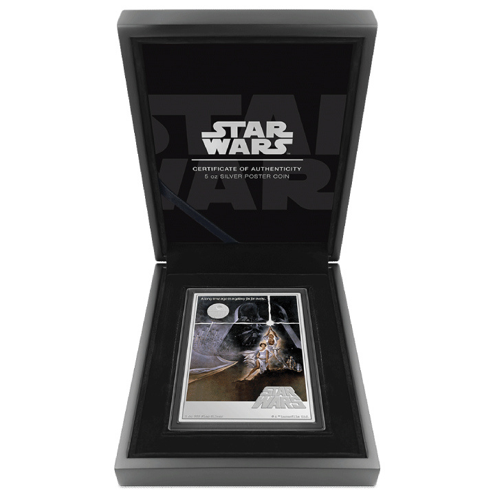 Niue: Star Wars - A New Hope coloured 5 oz Silber 2023 Proof