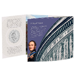 150. výročí Royal Albert Hall 28,28 gramů měděného niklu 2021