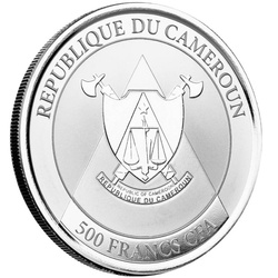 Cameroon: Cheetah 1 uncja Srebra 2022 Prooflike