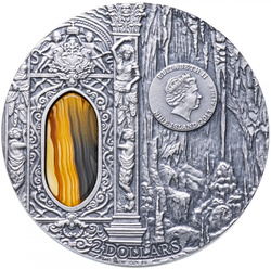 Niue: Crystal Art - Mysteries of Wawel 2 Unzen Silber 2013 Antiqued Coin