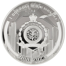 Niue: The Punk Universe - Cyberpunk 1 oz Silver 2023 Coin