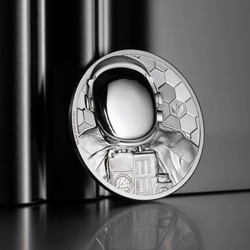 Cook Islands: Real Heroes - Astronaut 1 uncja Platyny 2024