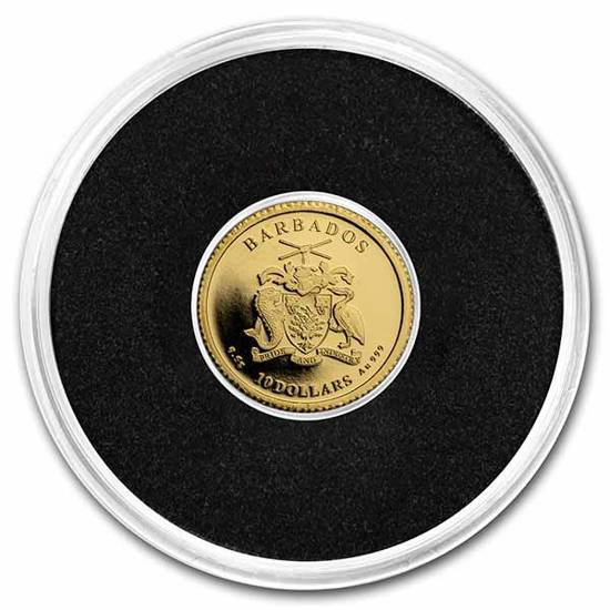 Barbados: Chobotnice 0,5 gramu zlata 2021