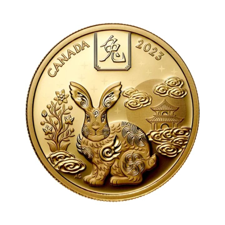Canada : Année lunaire du lapin Or 2023 Proof