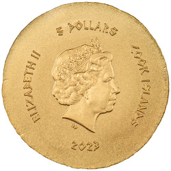 Îles Cook : Grèce antique - Pan « Panticapaeum » 0,5 gramme d'or 2023 Pièce en soie