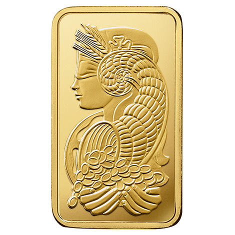 25 x 1 grammo Lingotto d'oro Pamp Fortuna
