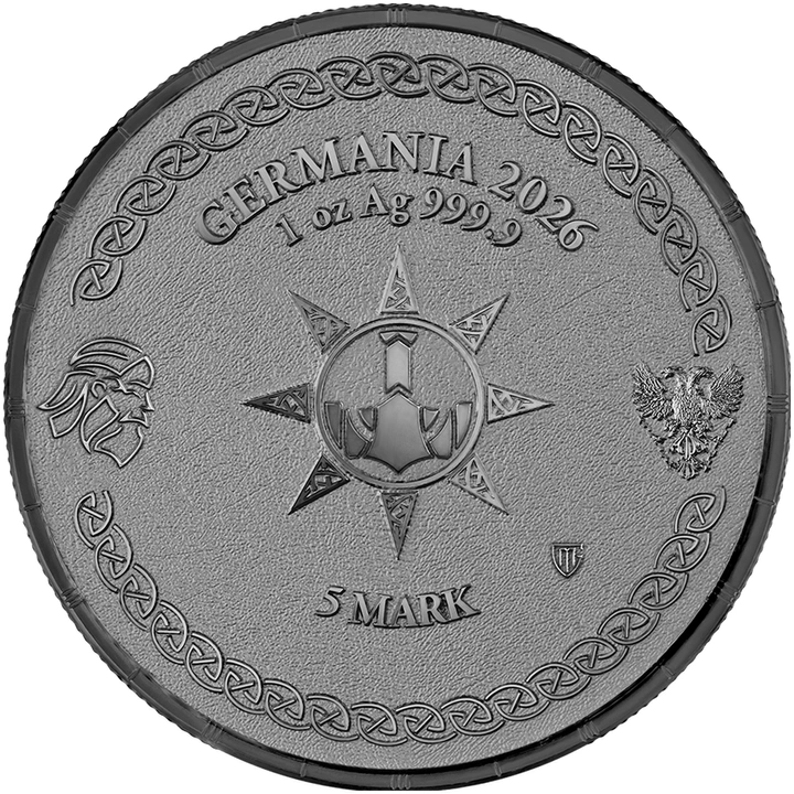 Srebrna Moneta Ragnarök: Thor Black Silver 1 uncja Srebra 2026