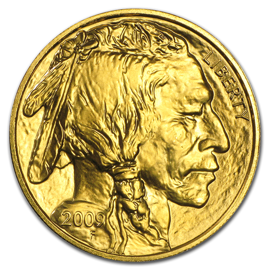 Bisonte americano 1 oncia d'oro 2009