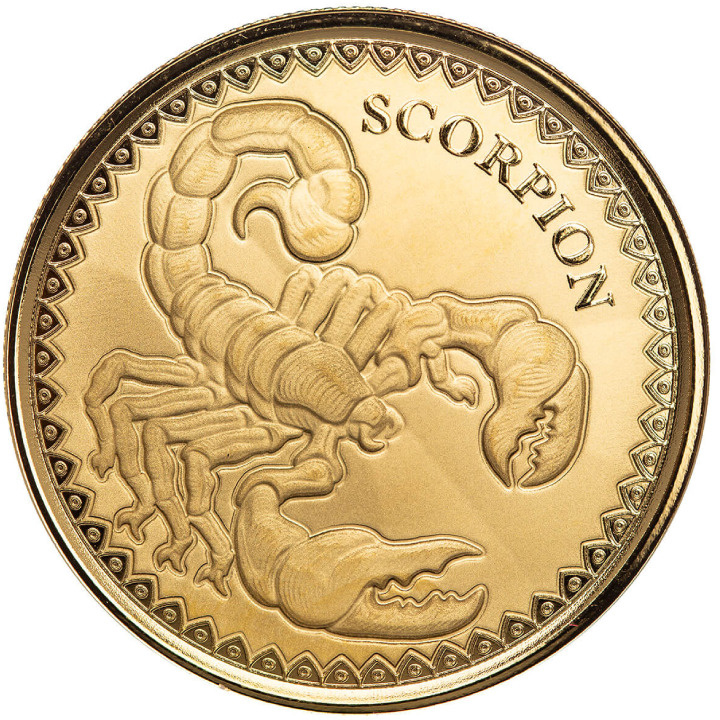 Czad: Scorpion 1 oz Gold 2022 Proof Coin