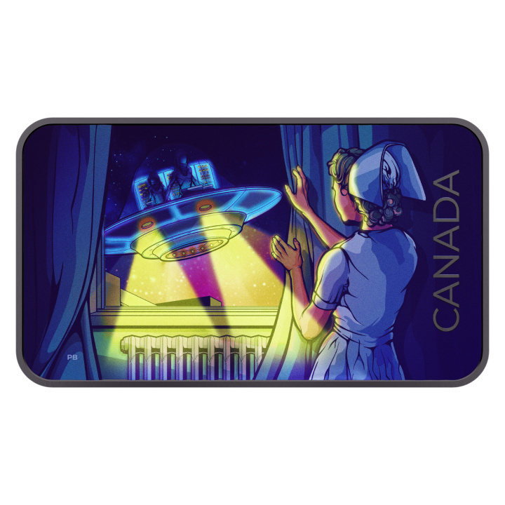 Canada: Canada’s Unexplained Phenomena - The Duncan Incident coloured $20 Silber 2023 Proof Coin n