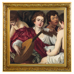 Niue: Caravaggio - Concerto colorato, placcato in oro 1 oncia d'argento 2022 Proof