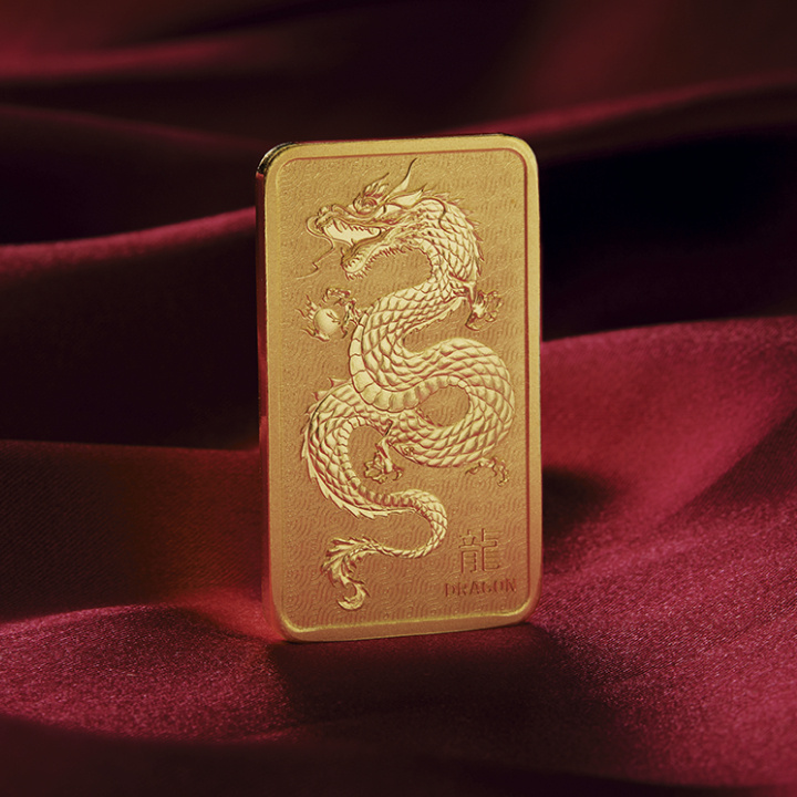 The Perth Mint Lunar - Année du Dragon 1 oz or