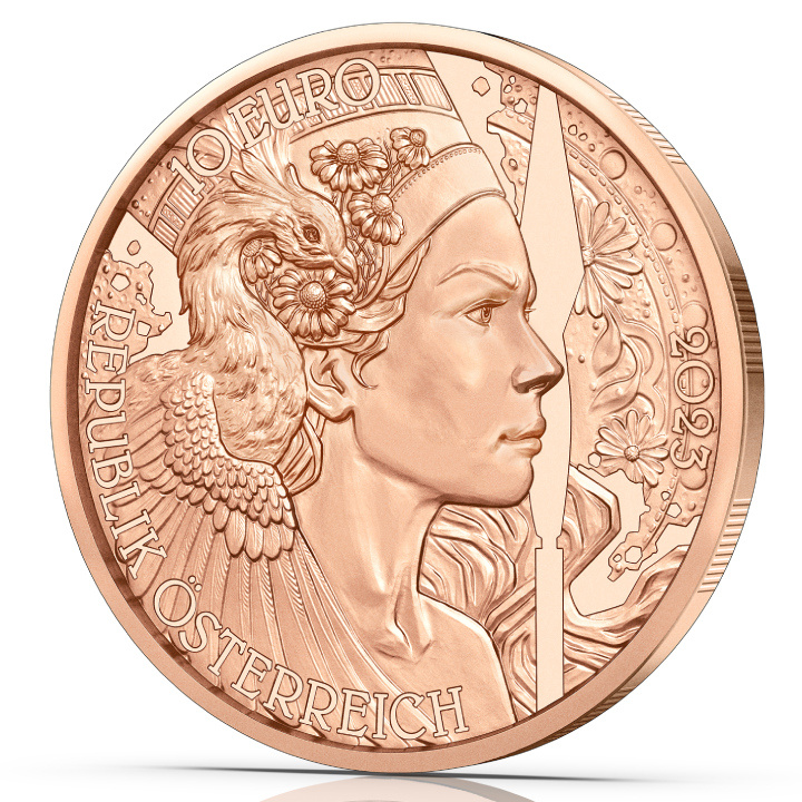 The Chamomile 10 Euro Copper 2023 Coin