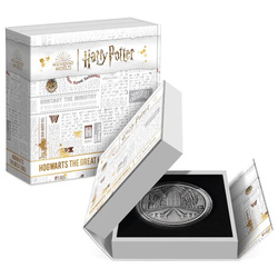 Niue: Harry Potter – Velká síň v Bradavicích 3 unce stříbra 2022 Antique Finish