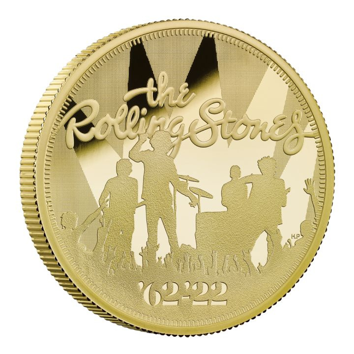 The Rolling Stones 2 oz Gold 2022 Proof