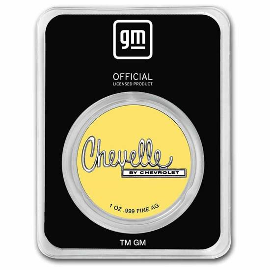 Chevrolet Chevelle color 1 oz Plata Certipack