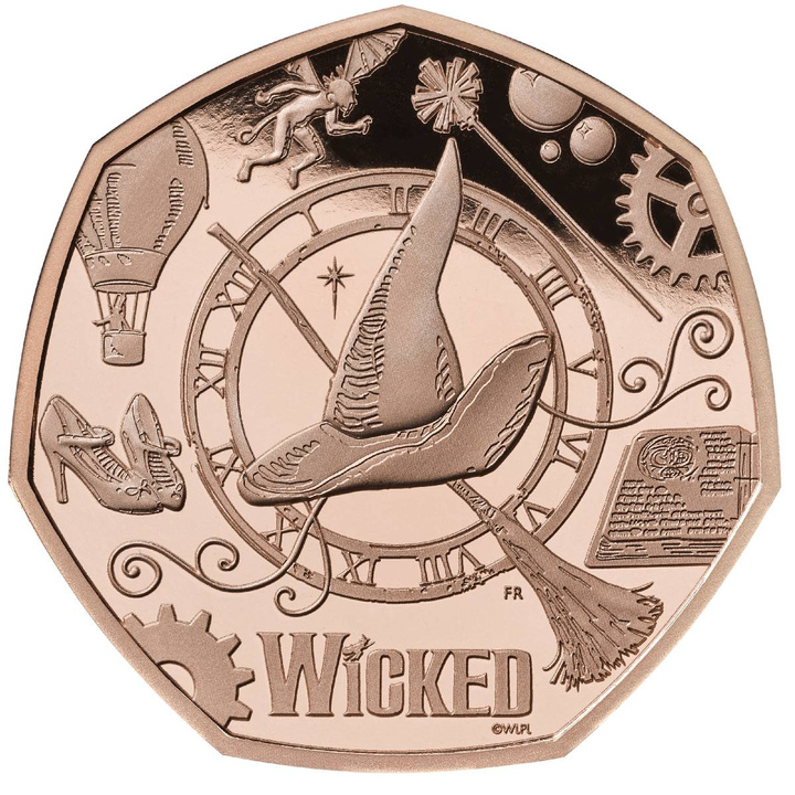 Wicked 50p Gold 2026 Proof