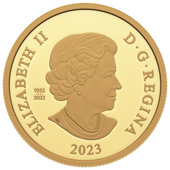 Canada: Monogramma reale di Sua Maestà il Re Carlo III $200 Oro 2023 Proof
