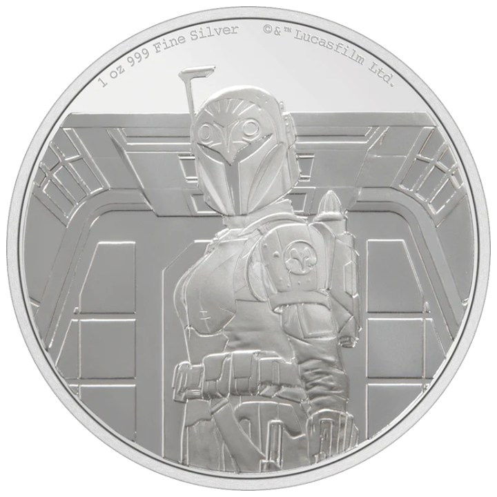 Niue: Star Wars The Mandalorian – Bo-Katan Kryze 1 oz Silber 2022 Proof