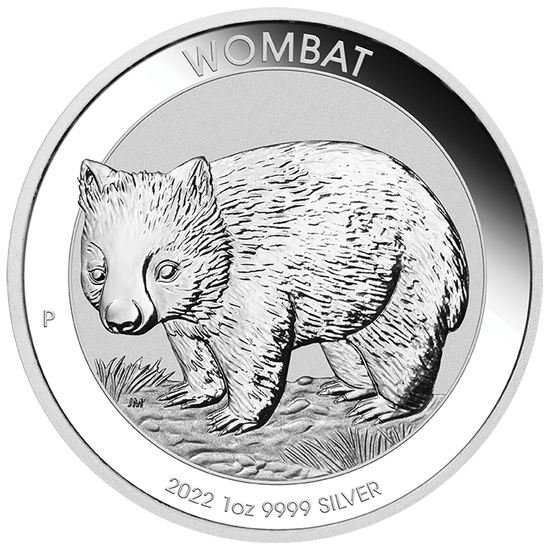 Australijski Wombat 1 uncja Srebra 2022