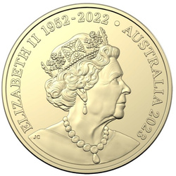 50e anniversaire de la fin de l'implication de l'Australie dans la guerre du Vietnam colorée 2 Bronze aluminium 2023 « C » Mintmark