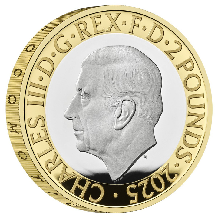 200 Years of the Modern Railway £2 Srebro 2025 Proof