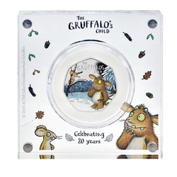 A Gruffalo gyermeke 2024 színes 50 pence ezüst 2024 Proof