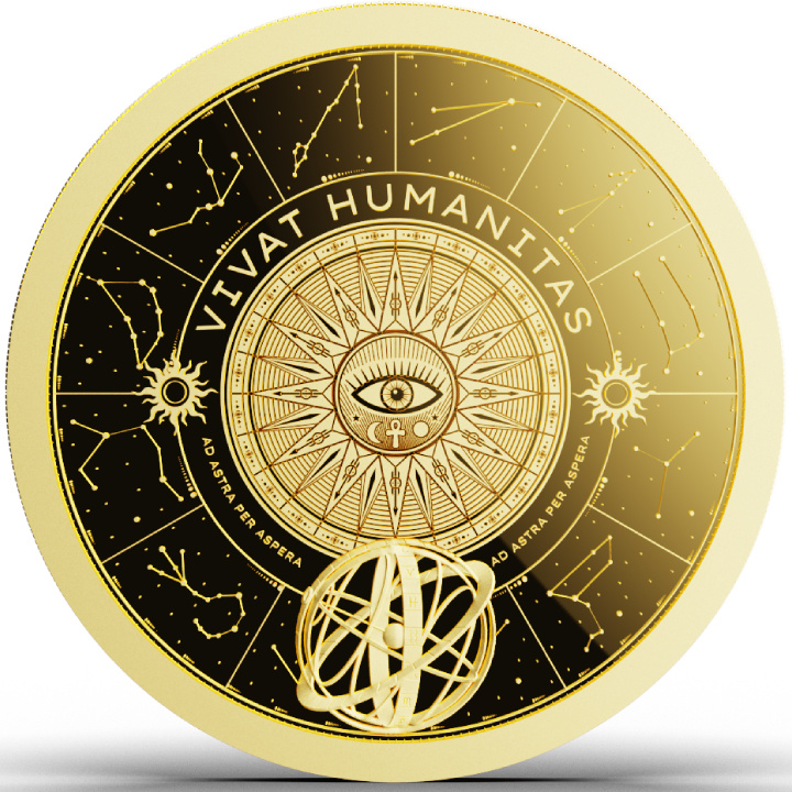 Tokelau: Vivat Humanitas 1/10 uncji Złota 2024 Prooflike
