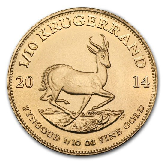Krugerrand 1/10 oncia d'oro 2014