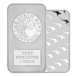 The Perth Mint 1 unze Silberbarren